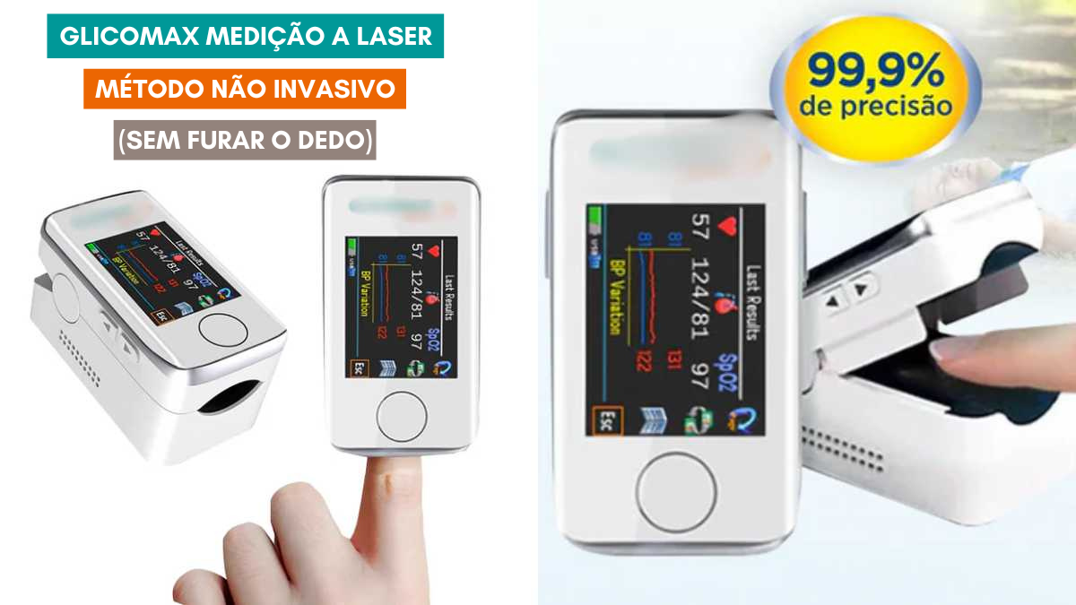 Accu-Tech Healthineers™ - Medidor de Glicose A Laser Não Invasivo Oficial